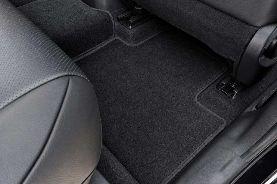 Toyota Rav 4 2019–2025 Tappetini in tessuto Premium (Nero) Foto 5
