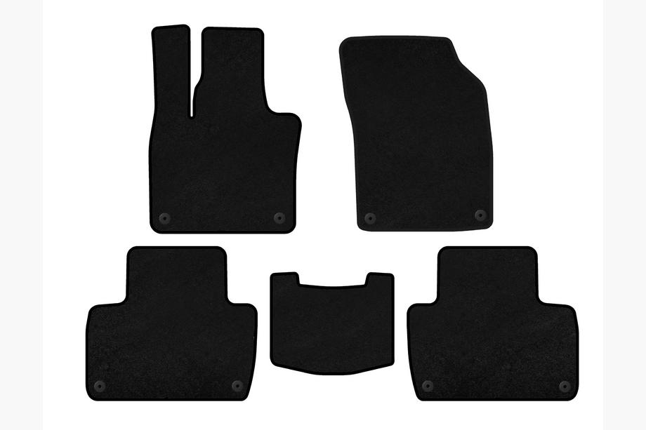 Volvo XC90 2015- Tappetini tessili Premium (2 file, Nero) Image