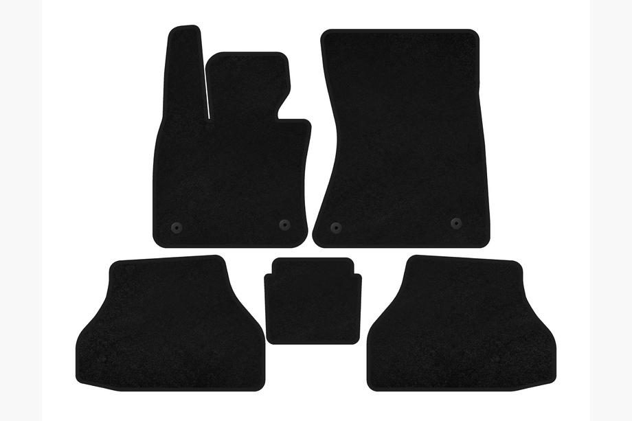 BMW X6 E71 2008–2014 Tappetini in tessuto Classic V-2 (Nero) Image