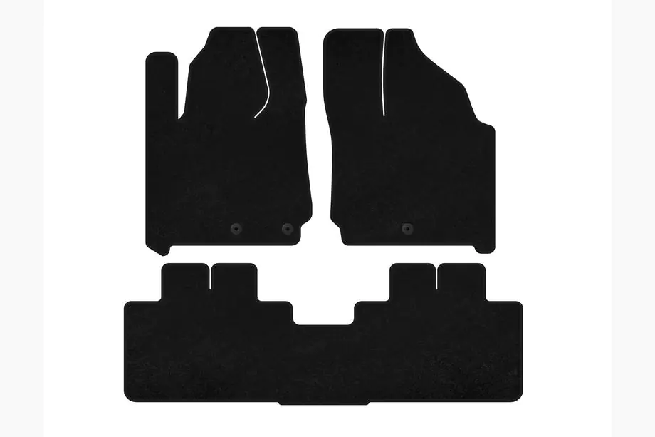 Cadillac SRX 2010-2016 Tappetini in tessuto Classic (Nero) Image