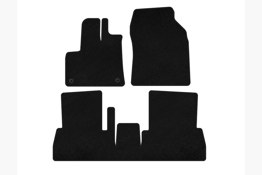 Citroen Berlingo/Multispace 2018- Tappetini tessili Classic (Manuale, Nero) Image