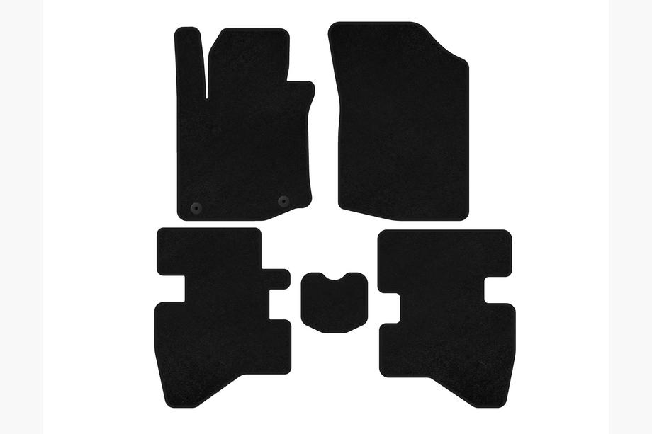 Citroen C-1 2005-2014 Tappetini in tessuto Classic (HB, Nero) Foto 1