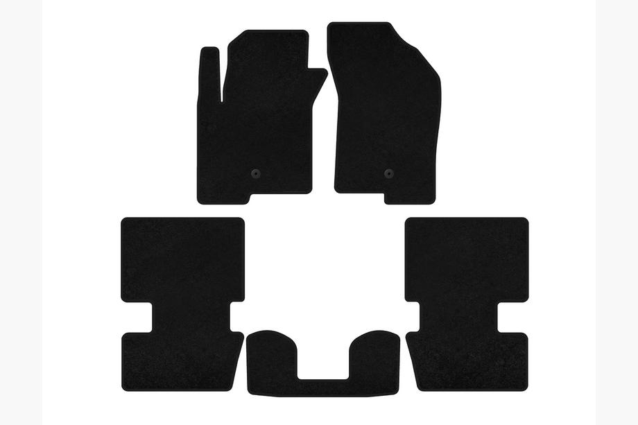 Dodge Caliber 2006-2011 Tappetini in tessuto Classic (HB, Nero) Image