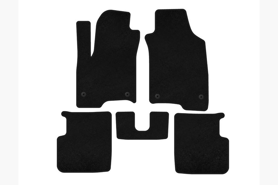 Fiat Panda 2011-2023 Tappetini in tessuto Classic (Nero) Image