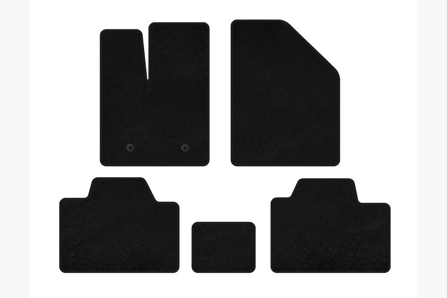 Ford Edge 2006-2014 Tappetini in tessuto Classic (Nero) Image