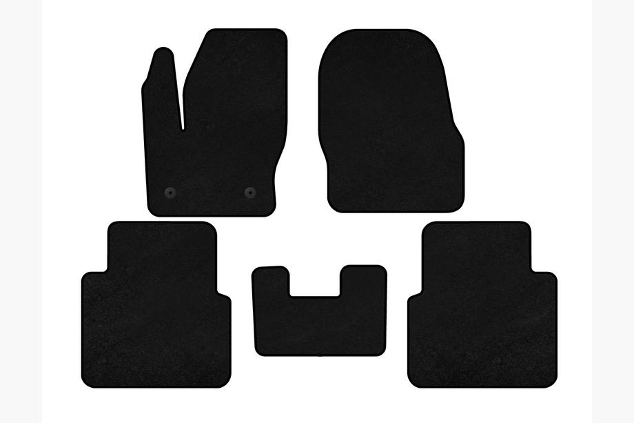 Ford Connect 2014-2021 Tappetini in tessuto Classic (Nero) Foto 1