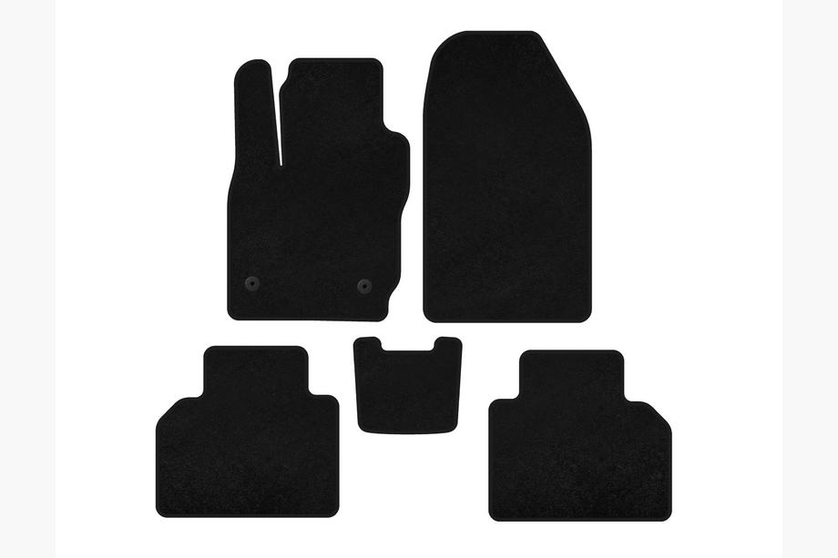 Ford Courier 2014-2023 Tappetini in tessuto Classic (Nero) Image
