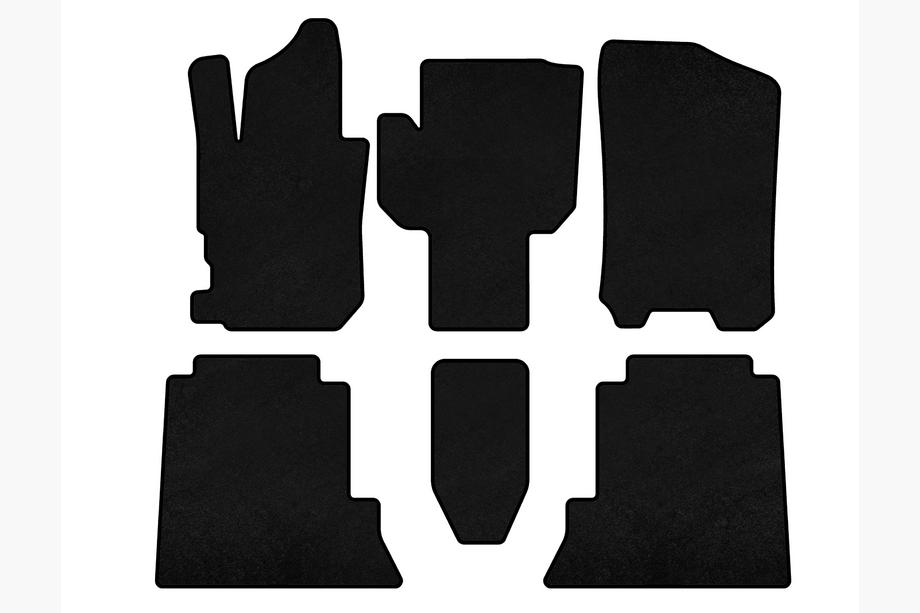 Honda FR-V 2004-2009 Tappetini in tessuto Classic (Nero) Image
