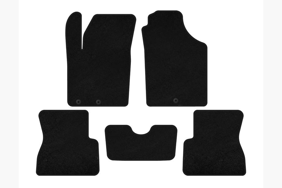 Kia Picanto 2011-2016 Tappetini tessili Classic (neri) Image