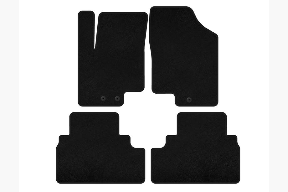Kia Venga 2010-2019 Tappetini tessili Classic (neri) Image