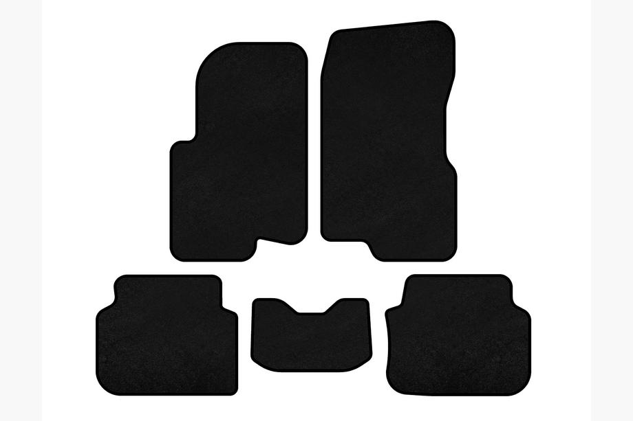 Smart 1998-2007 Tappetini tessili Classic (2003-2007, Forfour, neri) Image
