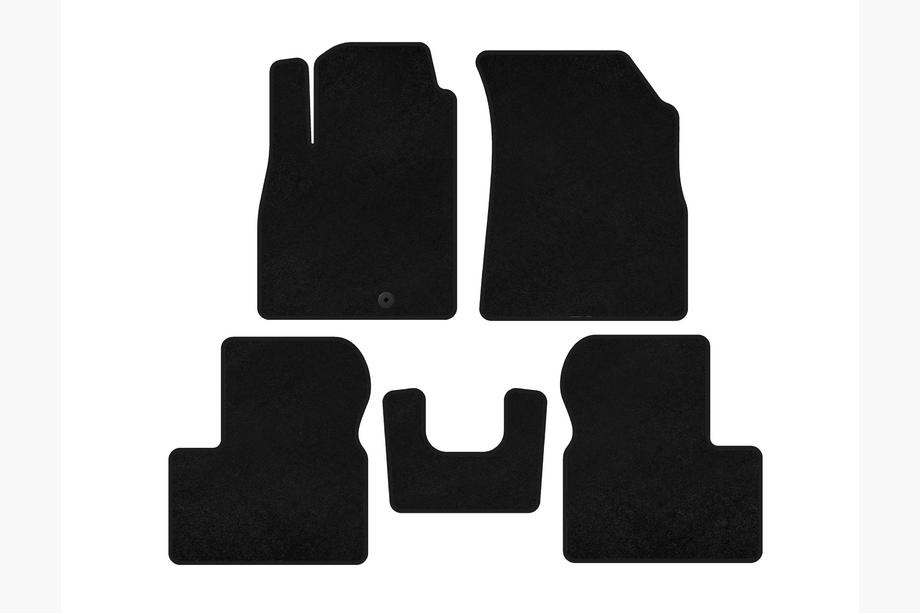 Nissan Micra K13 2011-2016 Tappetini tessili Classic (neri) Image