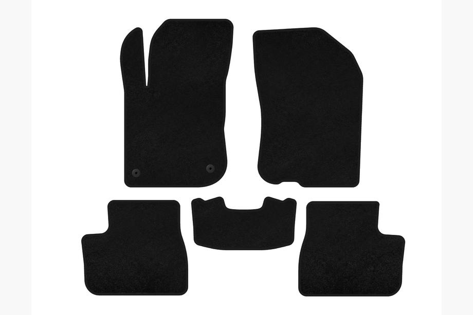 Peugeot 208 2012-2019 Tappetini tessili Classic (neri) Image