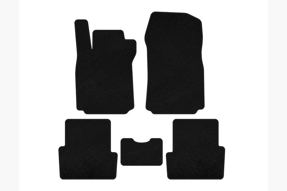 Renault Modus 2005-2012 Tappetini tessili Classic (neri) Image