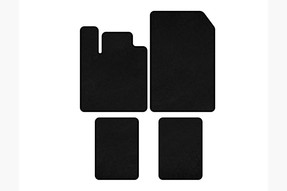 Renault Twingo 2007-2014 Tappetini tessili Classic (neri) Image