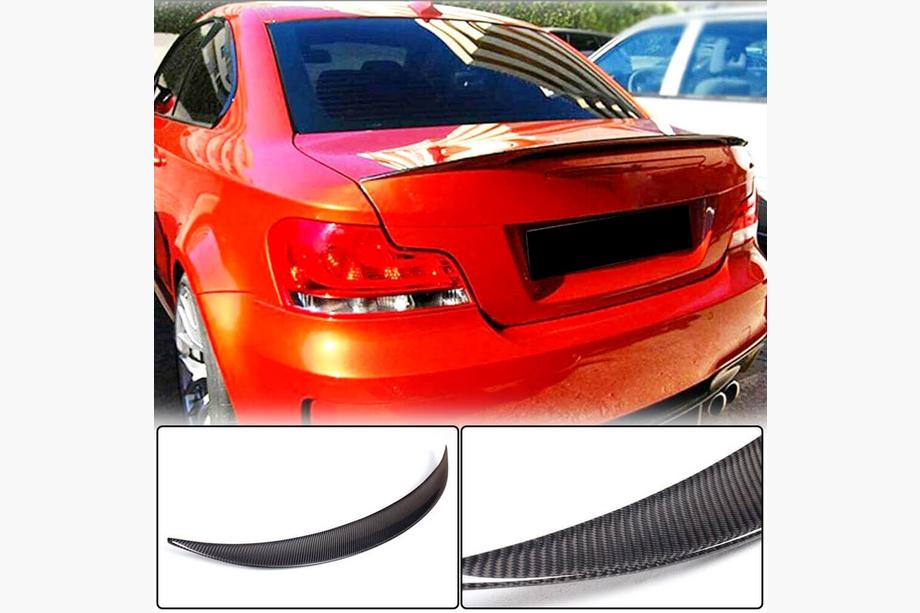 BMW 1 Series E81/E82/E87/E88 2004-2011 Spoiler P-Style (per E82, Carbonio) Foto 1