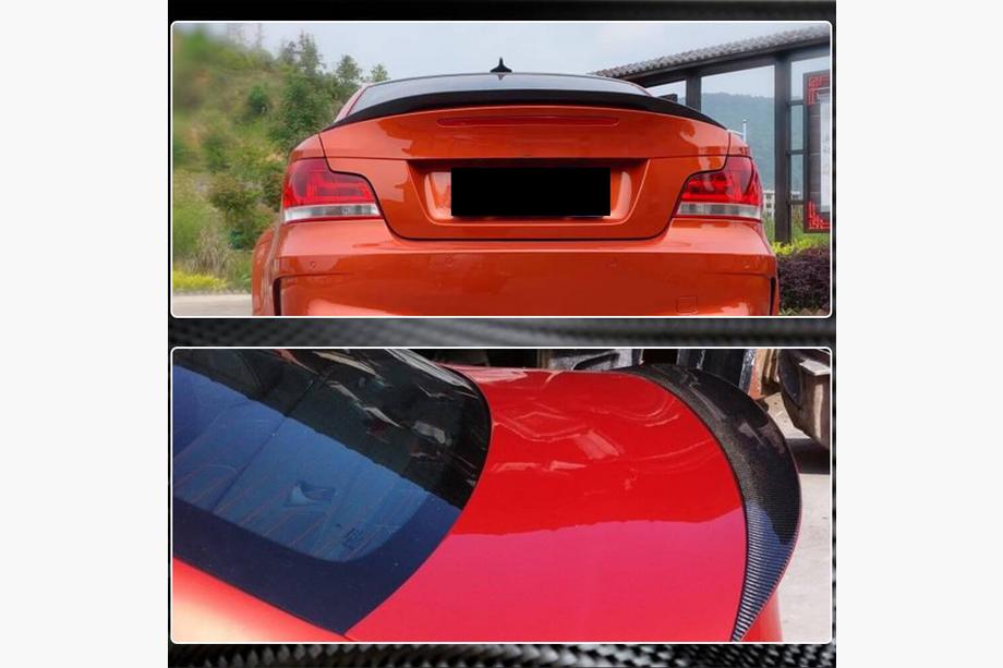BMW 1 Series E81/E82/E87/E88 2004-2011 Spoiler P-Style (per E82, Carbonio) Foto 5