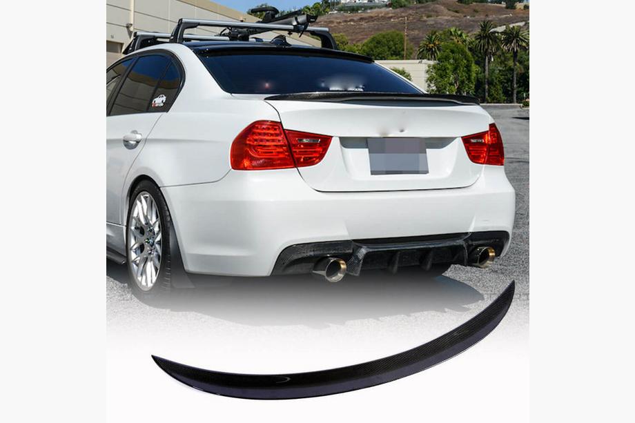 BMW 3 Series E90/E91 2005-2011 Spoiler MP-Style (per E90, Carbonio) Image
