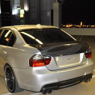 Spoiler stile CSL (per E90 2005-2008, Carbonio) BMW 3 Series E90/E91 2005-2011 foto 2