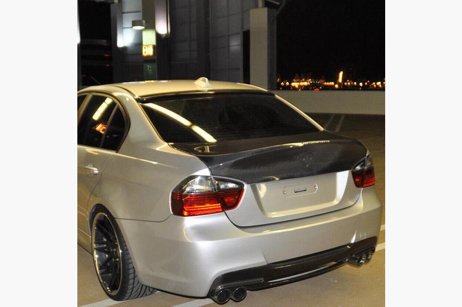BMW 3 Series E90/E91 2005-2011 Spoiler stile CSL (per E90 2005-2008, Carbonio) Foto 2