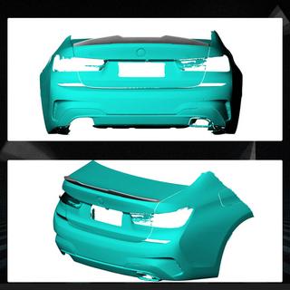 Spoiler PSM-Style V4 (per G20/G80, Carbonio) BMW 3 Series G20/G21 2018- foto 3