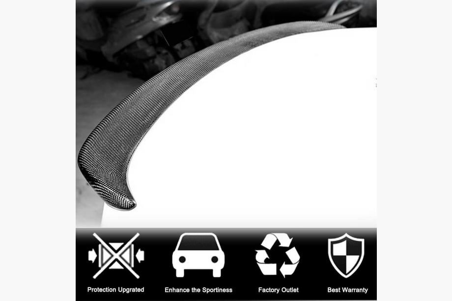 BMW 5 Series E60/E61 2003-2010 Spoiler AC-Style V1 (per SD, Carbonio) Foto 2