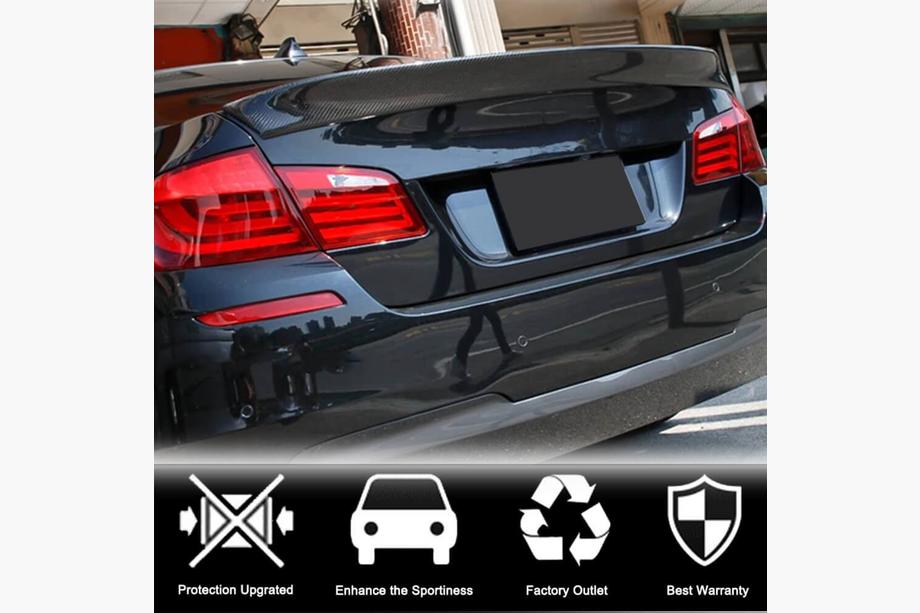 BMW 5 Series F10/F11 2010–2016 Spoiler V1 (per F10, Carbonio) Foto 2