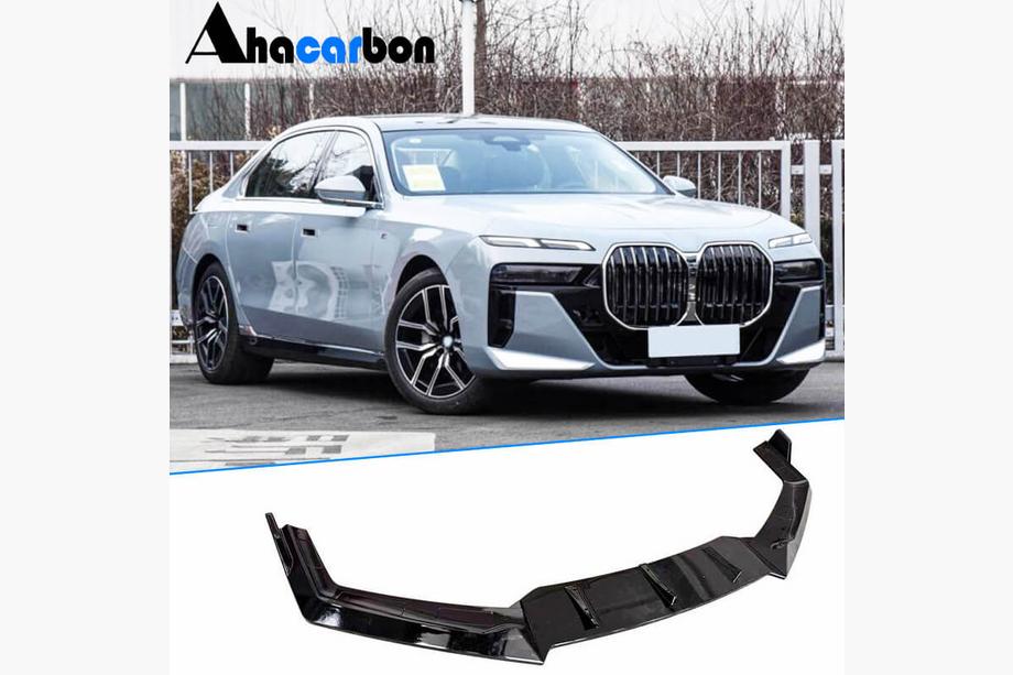 BMW 7 Series G70/G71 2022- Spoiler Cofano Posteriore Nero Lucido ABS (Set 3 pezzi) Image