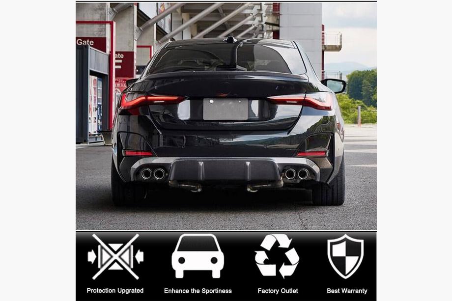 BMW 4 Series G22/23/26 2020- Spoiler V3 (per G26) Foto 2