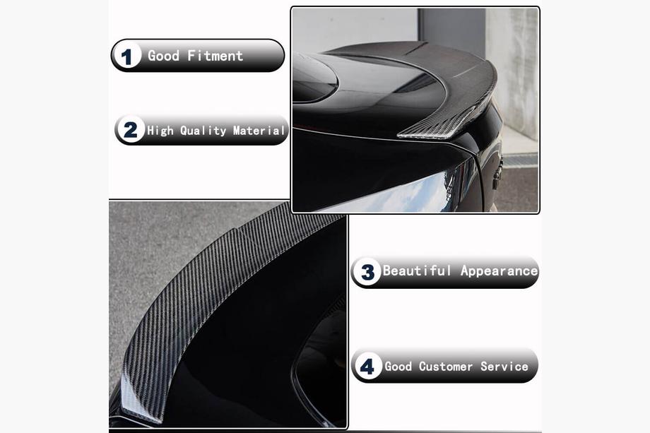 BMW 4 Series G22/23/26 2020- Spoiler V3 (per G26) Foto 3