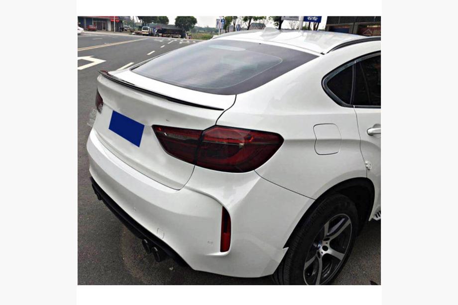 BMW X6 E71 2008–2014 Spoiler V1 (Carbonio) Foto 2
