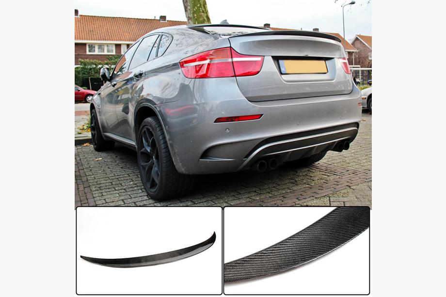 BMW X6 E71 2008–2014 Spoiler V1 (Carbonio) Foto 6