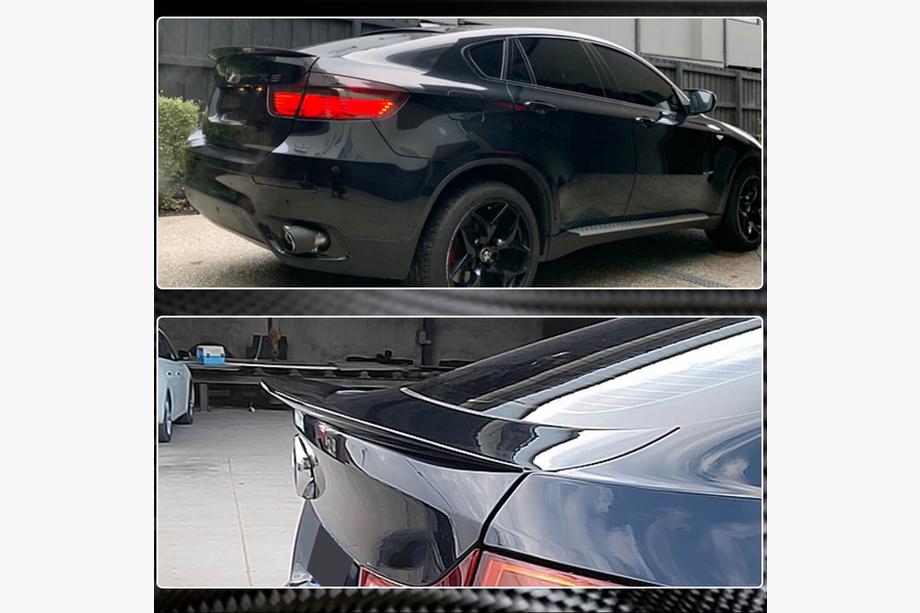 BMW X6 E71 2008–2014 Spoiler V1 (Carbonio) Foto 9