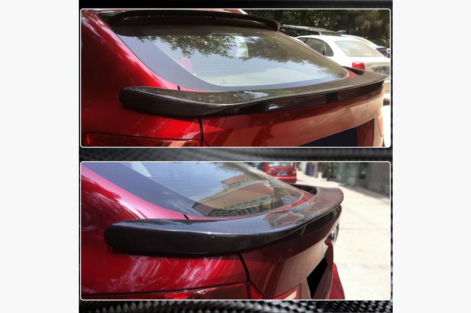 BMW X6 E71 2008–2014 Spoiler V2 (Carbonio) Foto 3