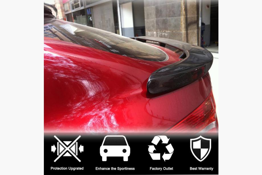 BMW X6 E71 2008–2014 Spoiler cofano bagagliaio FRP V3 Foto 2