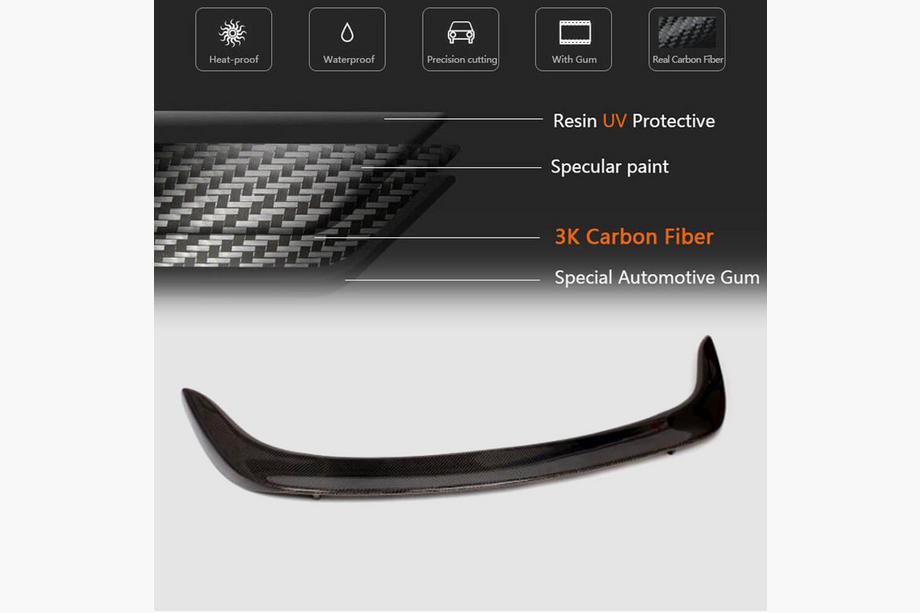 BMW X6 E71 2008–2014 Spoiler cofano bagagliaio FRP V3 Foto 5