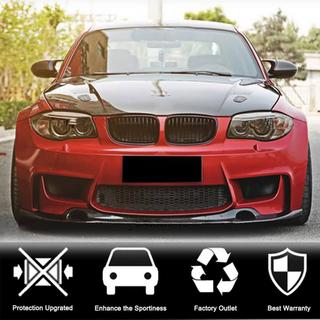 Labbro anteriore V2 per 1M E82 Carbonio BMW 1 Series E81/E82/E87/E88 2004-2011 foto 2