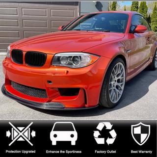 Labbro anteriore V1 per 1M E82, Carbonio BMW 1 Series E81/E82/E87/E88 2004-2011 foto 2