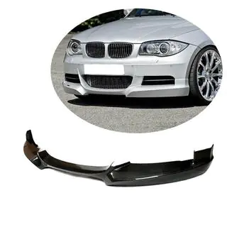 Labbro anteriore per paraurti E82/E88 M-Sport Carbonio foto 1