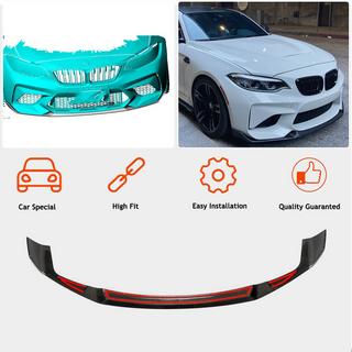 Labbro anteriore Lip V4 per F87 M2 Competition, Carbonio BMW 2 Series F22/F23 2014-2021 foto 2