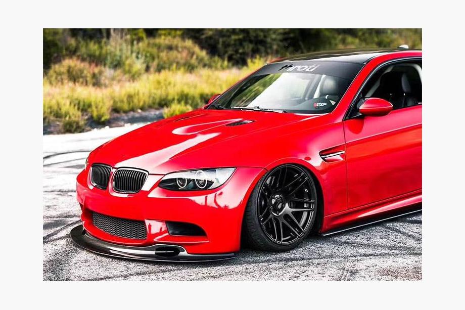 BMW 3 Series E92/E93 2006–2013 Labbro Paraurti Anteriore GT4-Style (per M3, Carbonio) Foto 3