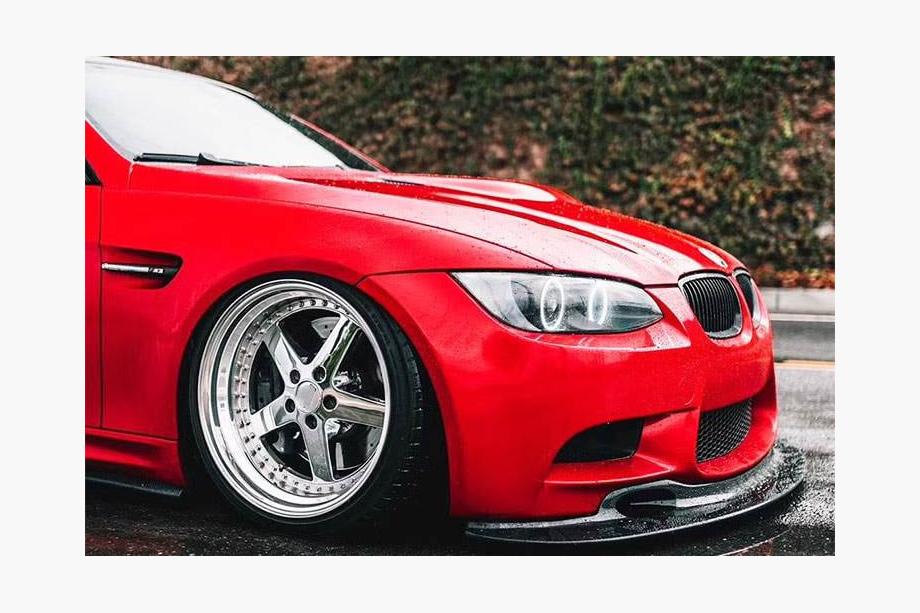 BMW 3 Series E92/E93 2006–2013 Labbro Paraurti Anteriore GT4-Style (per M3, Carbonio) Foto 4