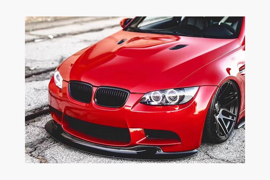 BMW 3 Series E92/E93 2006–2013 Labbro Paraurti Anteriore GT4-Style (per M3, Carbonio) Foto 5