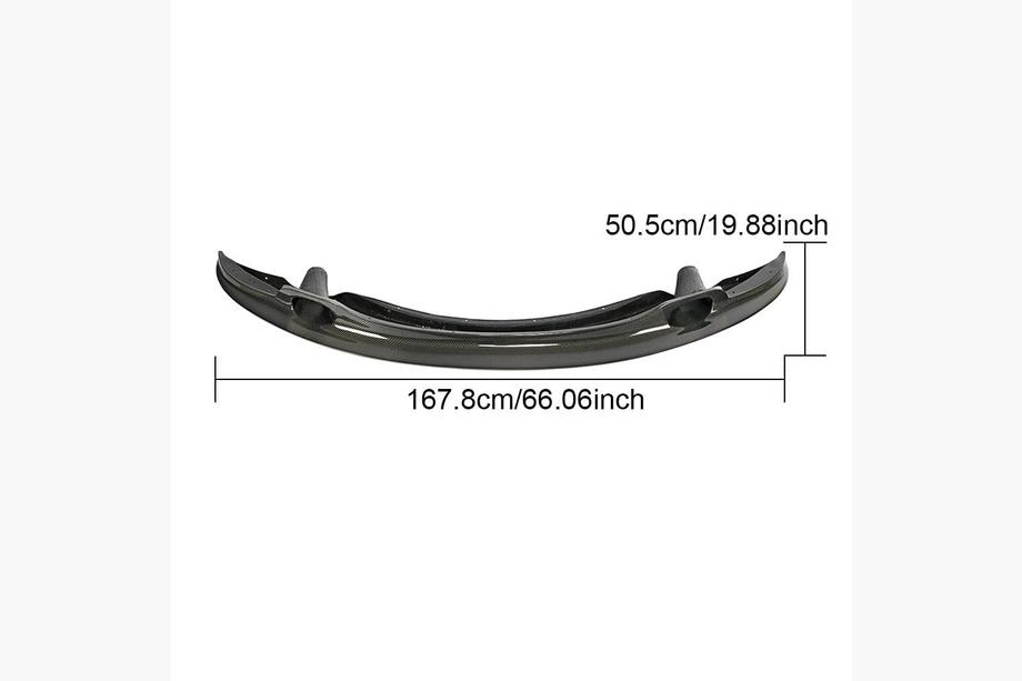 BMW 3 Series E92/E93 2006–2013 Labbro Paraurti Anteriore GT4-Style (per M3, Carbonio) Foto 6
