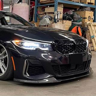 Labbro anteriore paraurti V5 (per M-Sport 2018-2022, Carbonio) BMW 3 Series G20/G21 2018- foto 2
