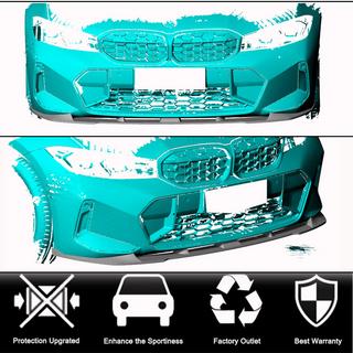 Labbro anteriore V1 per M-Sport 2022+ Carbonio BMW 3 Series G20/G21 2018- foto 2