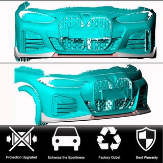 Labbro anteriore V1 per G26 M-Sport, Carbonio BMW 4 Series G22/23/26 2020- foto 2