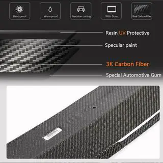 Labbro anteriore V1 per G26 M-Sport, Carbonio foto 4