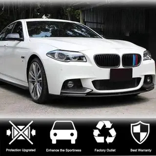 Labbro Anteriore V3 per F10 M-Sport, Carbonio foto 2
