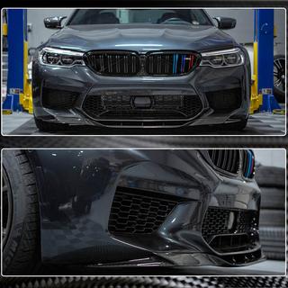 Splitter Anteriore Lip V4 per M5 F90 2017-2020 Carbonio BMW Serie 5 G30/G31 2017–2023 foto 4